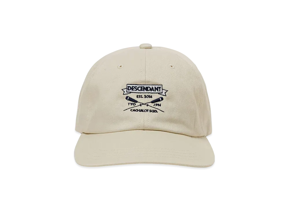 DESCENDANT Cross Paddle 6Panel "OffWhite"