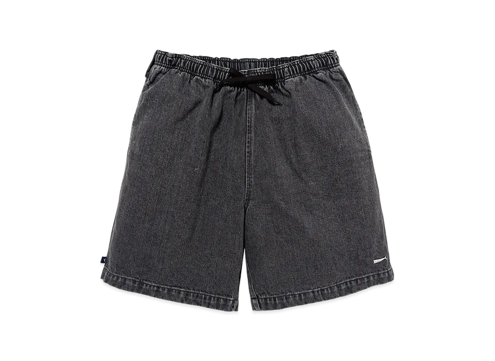 DESCENDANT Shore Denim Beach Shorts "Black"
