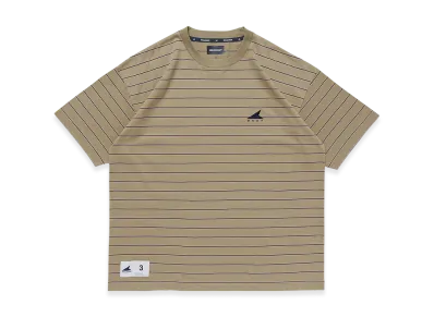 DESCENDANT Horizontal Stripe SS "Beige"