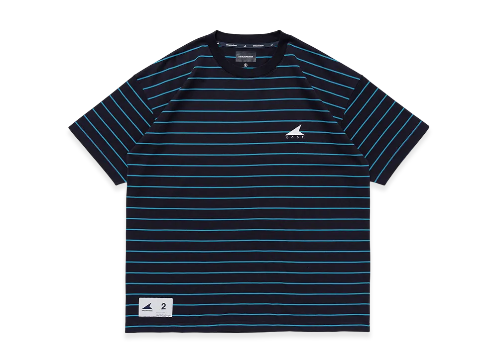 DESCENDANT Horizontal Stripe SS "Navy"