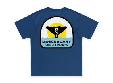 DESCENDANT Fluke Up SS "Navy"