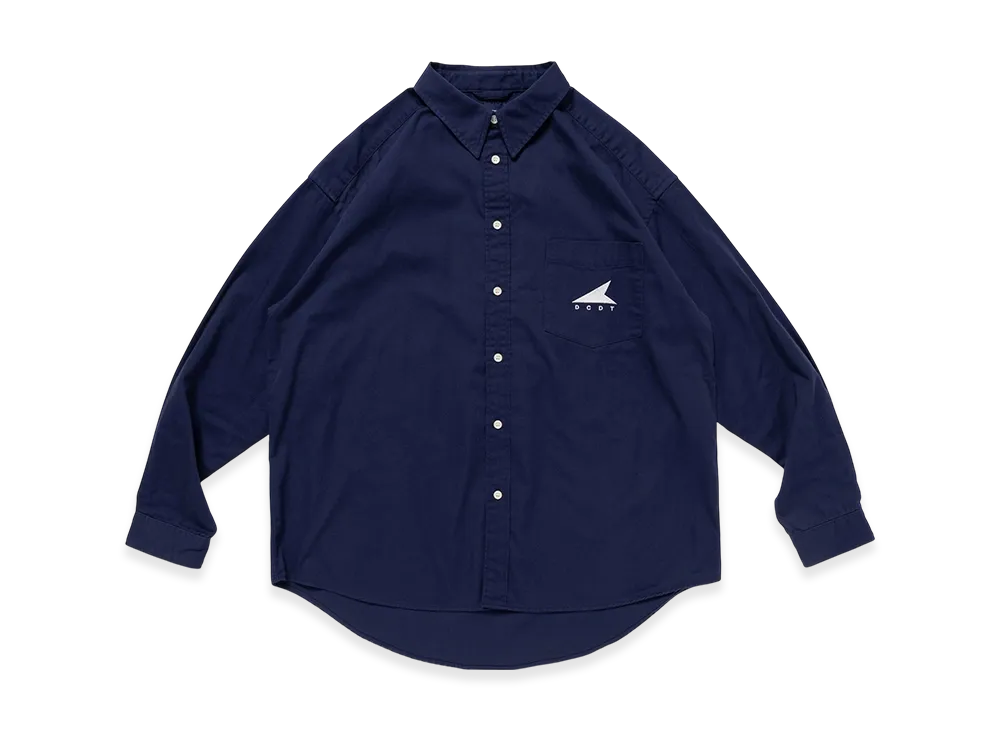 DESCENDANT Kennedy's Twill LS Shirt "Navy"