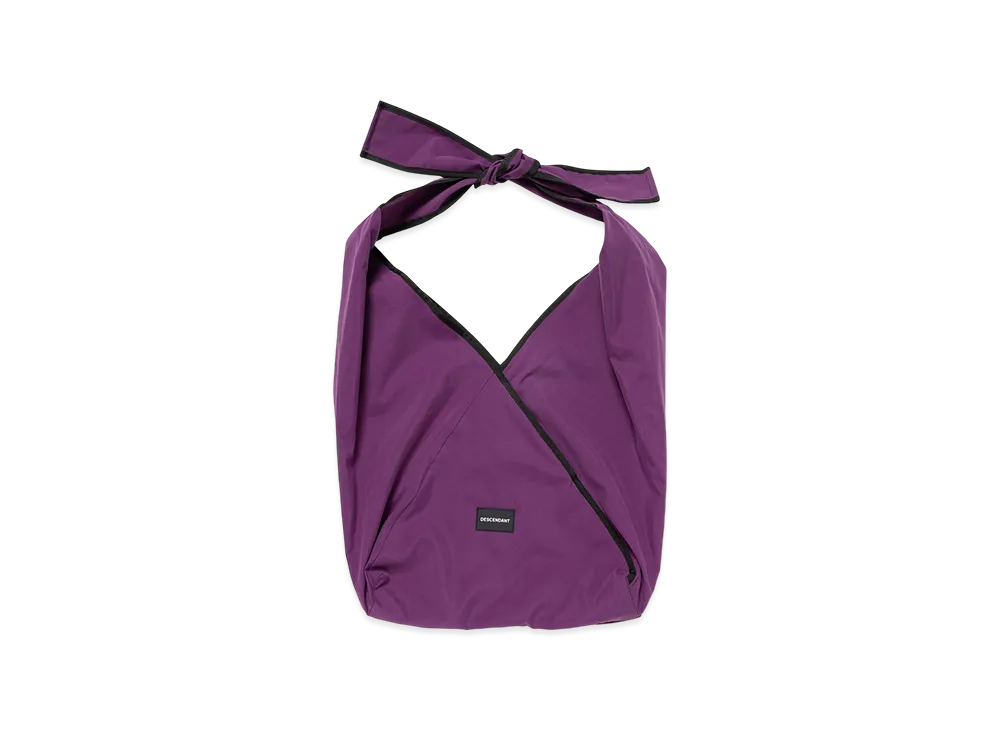 DESCENDANT Black Hole Nylon Bag "Purple"