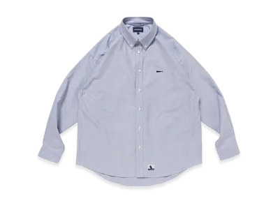 DESCENDANT Kennedy's Oxford LS Shirt "Blue"