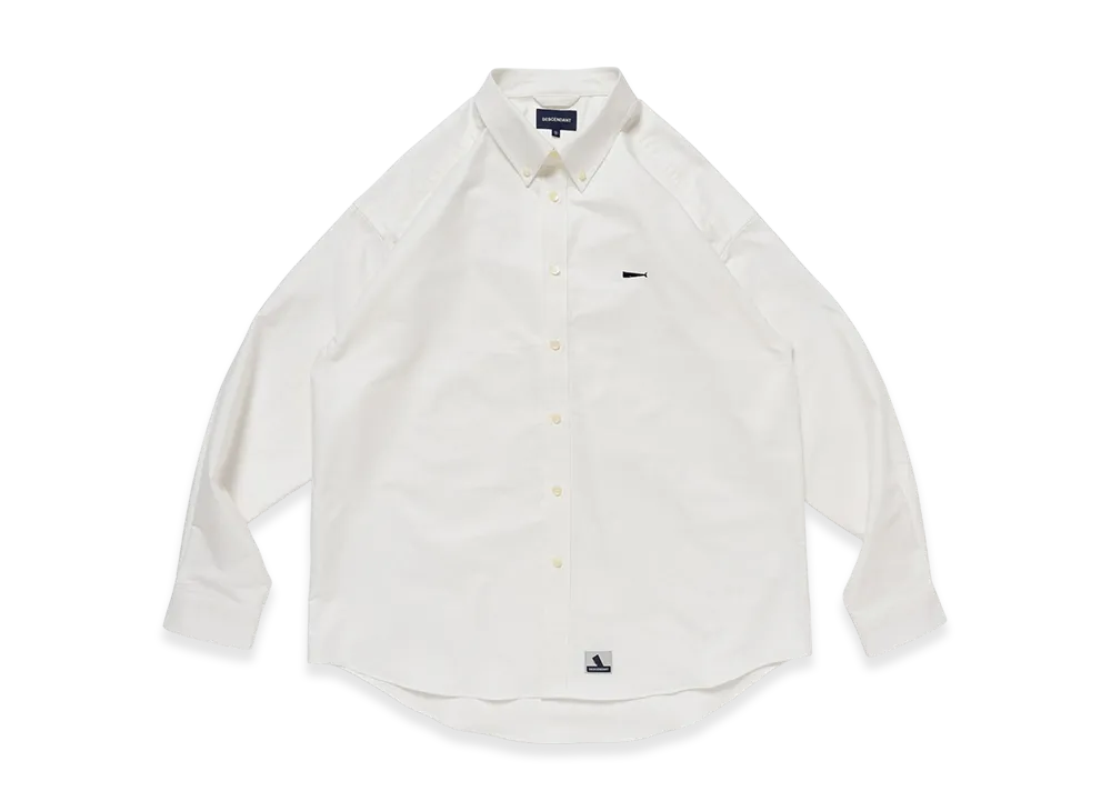DESCENDANT Kennedy's Oxford LS Shirt "White"