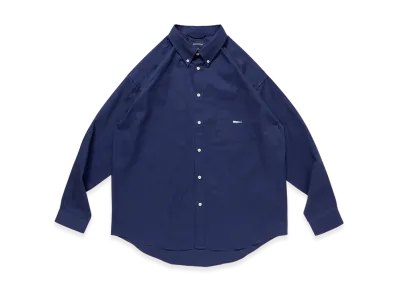 DESCENDANT Kennedy's Twill LS Shirt "Blue"