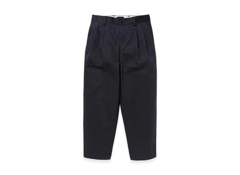 DESCENDANT DC-3 Organic Cotton Twill Trousers "Navy"