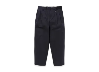 DESCENDANT DC-3 Organic Cotton Twill Trousers "Navy"