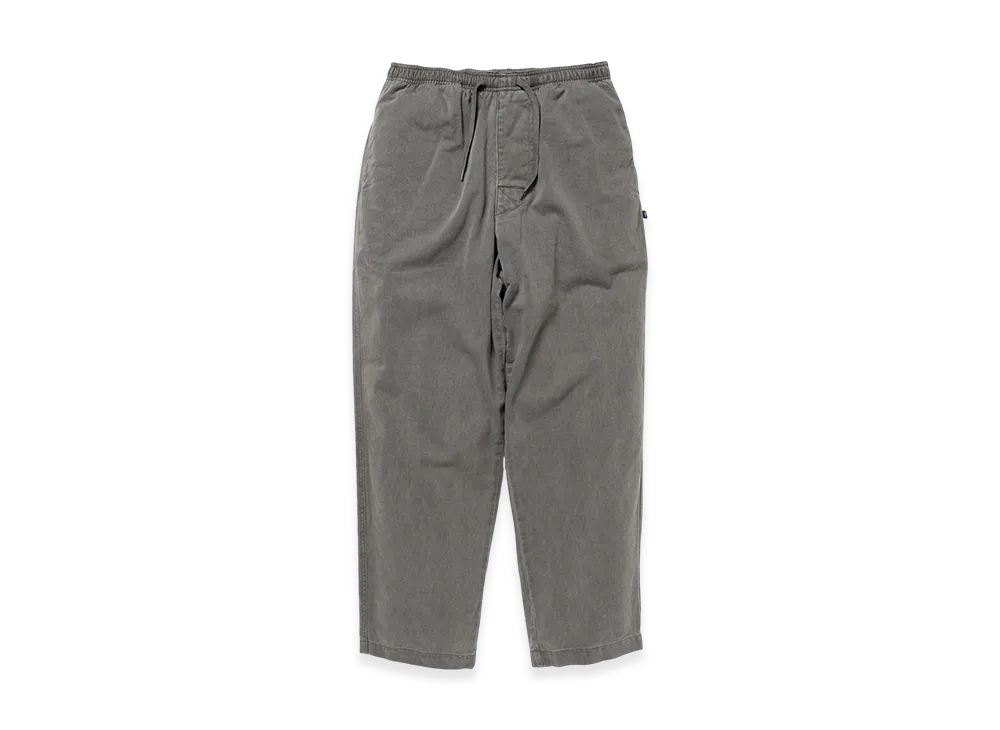 DESCENDANT Shore Twill Beach Trousers Pigment Dye "Black"