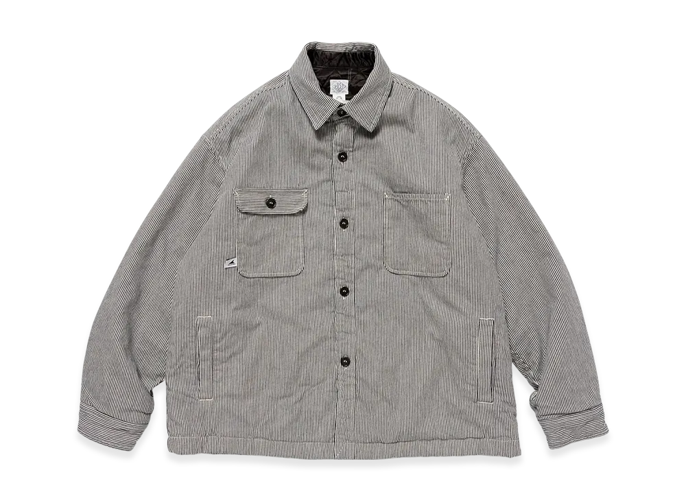 ジャケット・アウター DESCENDANT CRA90 HICKORY STRIPE JACKET S DESCENDANT (ディセンダント) / CRA90 HICKORY STRIPE JACKET