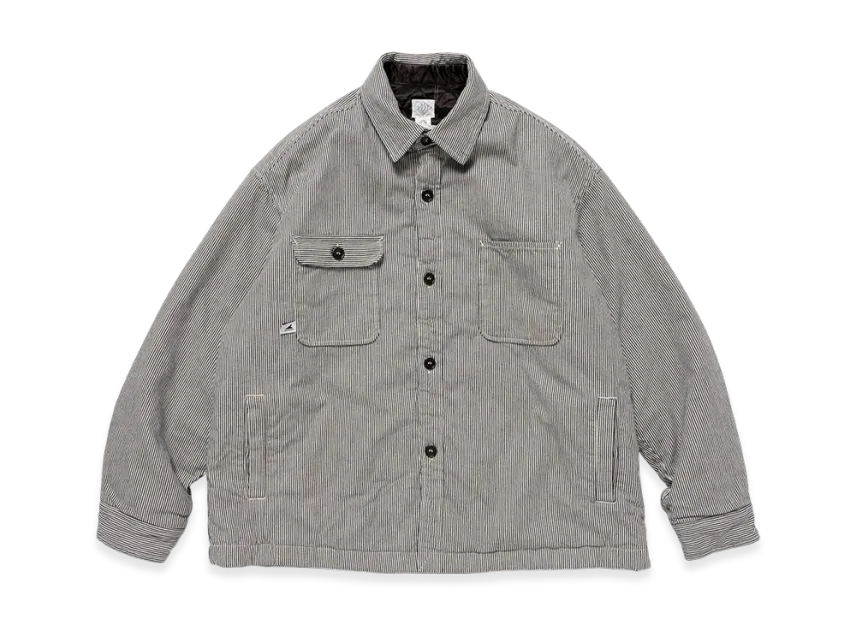 DESCENDANT CRA90 Hickory Stripe Jacket Post O'Alls DESCENDANT CRA90 Hickory Stripe Jacket Post O'Alls