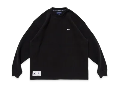 DESCENDANT Gaufre Waffle LS "Black"