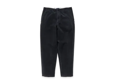 DESCENDANT DC-6 Corduroy Trousers "Black"
