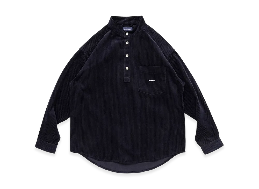 DESCENDANT Tetty Corduroy LS Shirt "Navy"