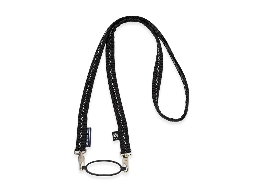 DESCENDANT Bungee Strap Takes Hands "Black"