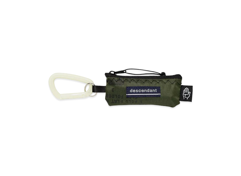 DESCENDANT Hangg Narrow Lip Case Takes Hands "Olive Drab"