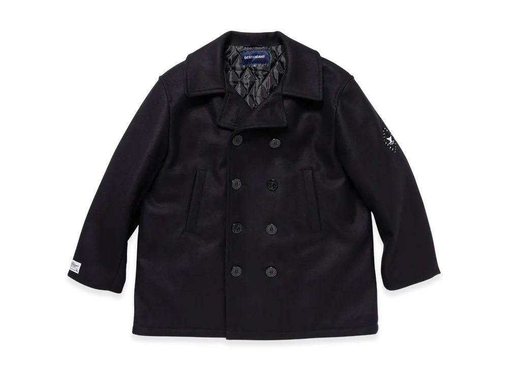 DESCENDANT Sub Wool Coat "Navy"