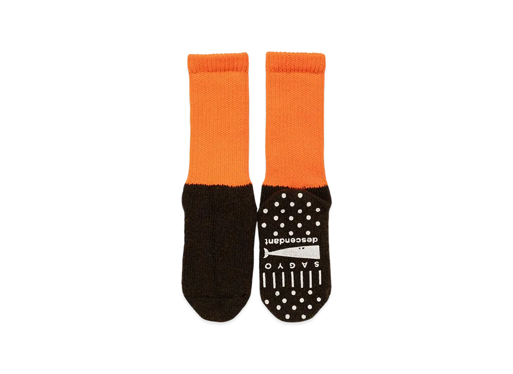 DESCENDANT Spear Sox Sagyo "Orange"