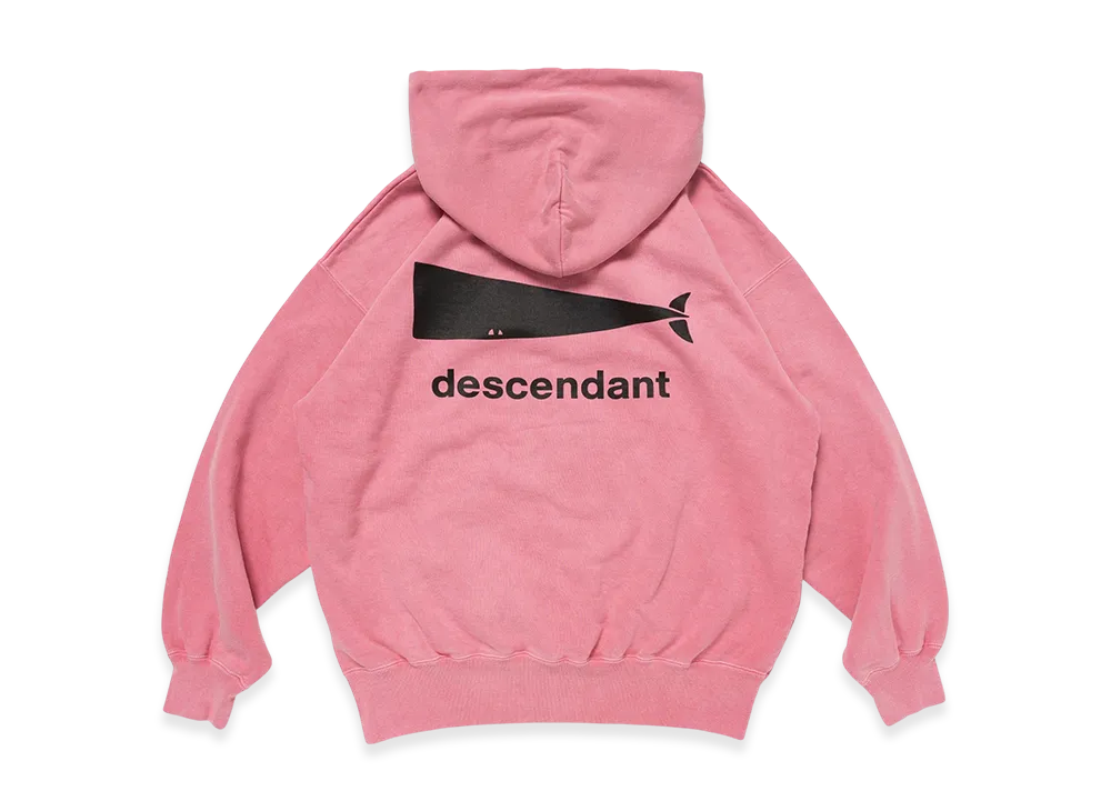 DESCENDANT Cachalot Hoody Pigment Dye "Pink"