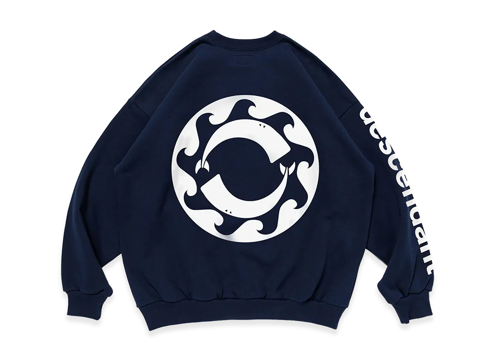 DESCENDANT Vortex Crew Neck "Navy"