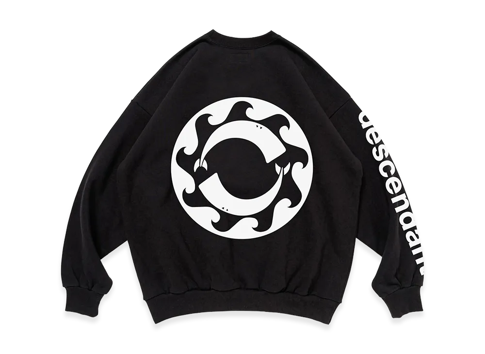 DESCENDANT Vortex Crew Neck "Black"