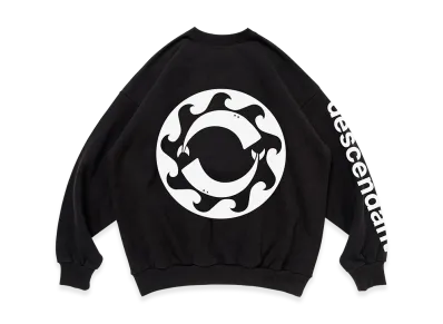 DESCENDANT Vortex Crew Neck "Black"