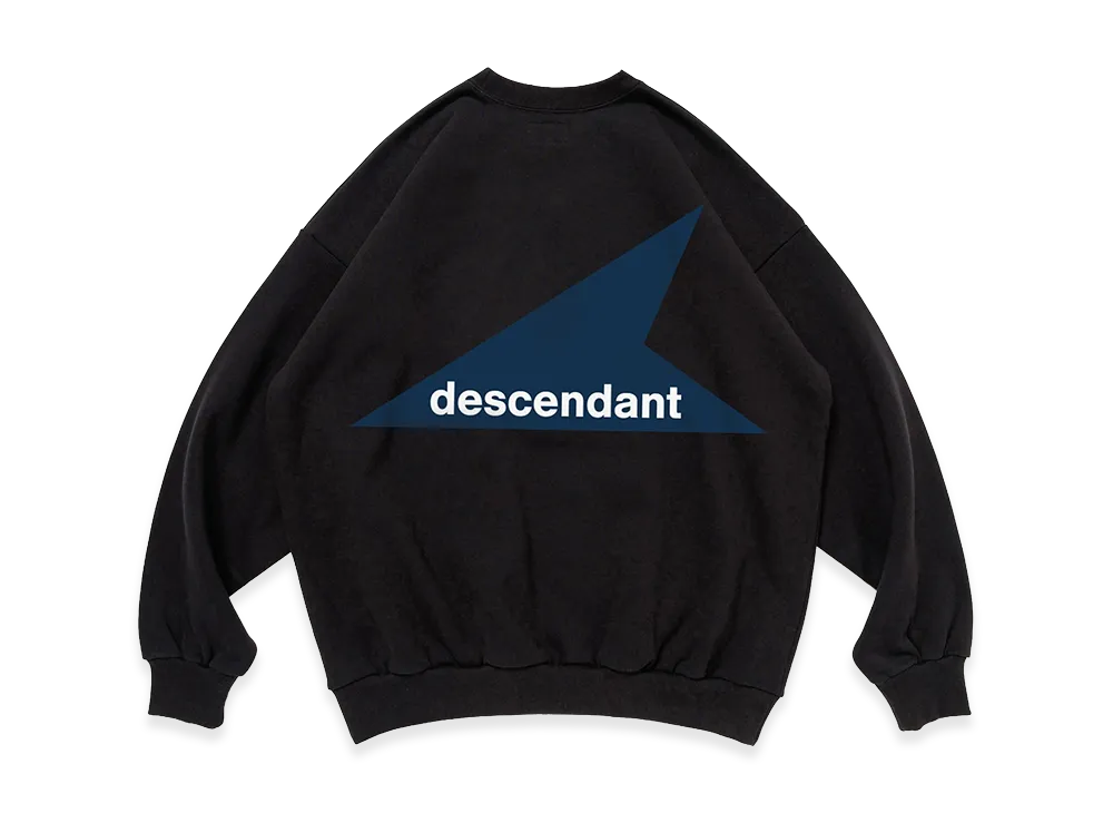 DESCENDANT Cetus Crew Neck "Black"