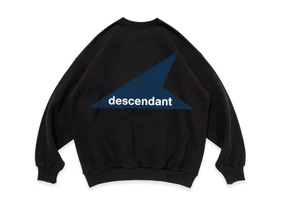 DESCENDANT Cetus Crew Neck "Black"