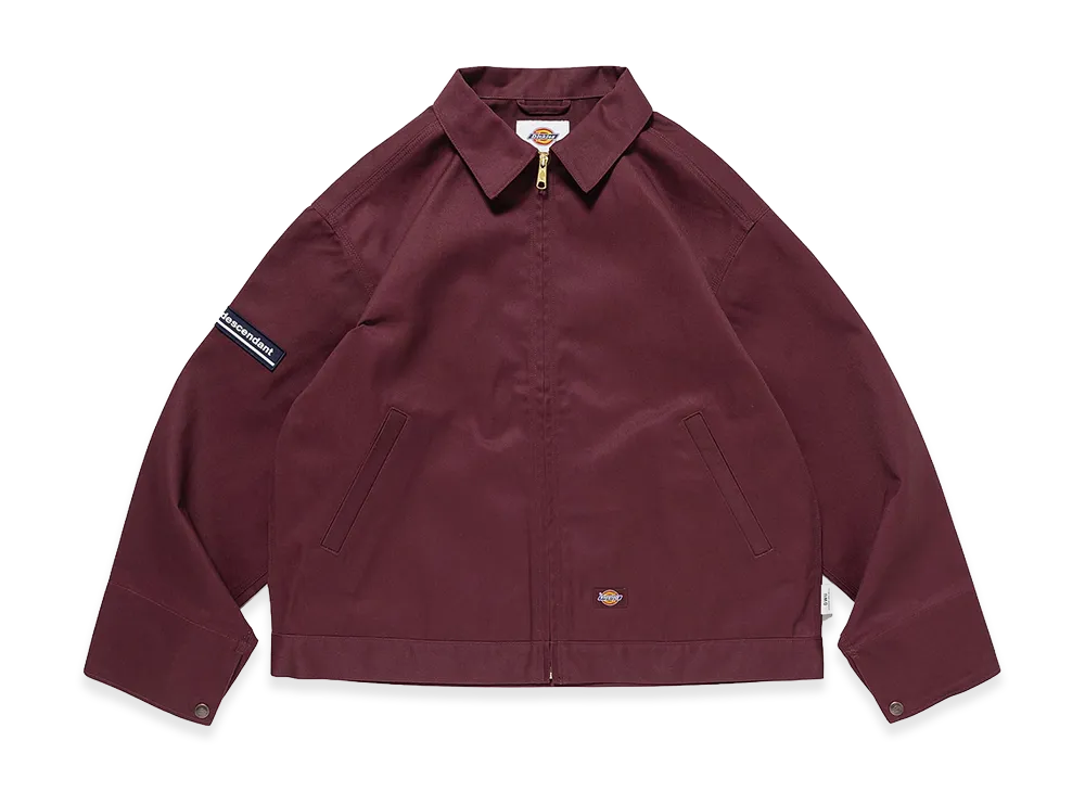 DESCENDANT x Dickies Eddieco TC Twill Jacket "Burgundy"
