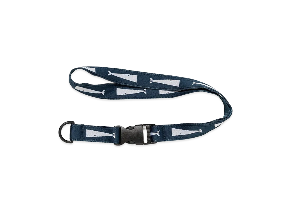 DESCENDANT Lanyard Wide Neck Strap "Navy"