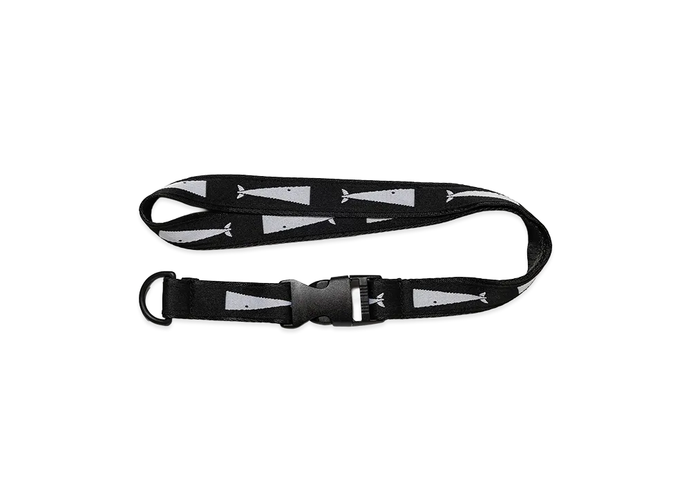 DESCENDANT Lanyard Wide Neck Strap "Black"