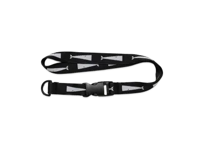 DESCENDANT Lanyard Wide Neck Strap "Black"