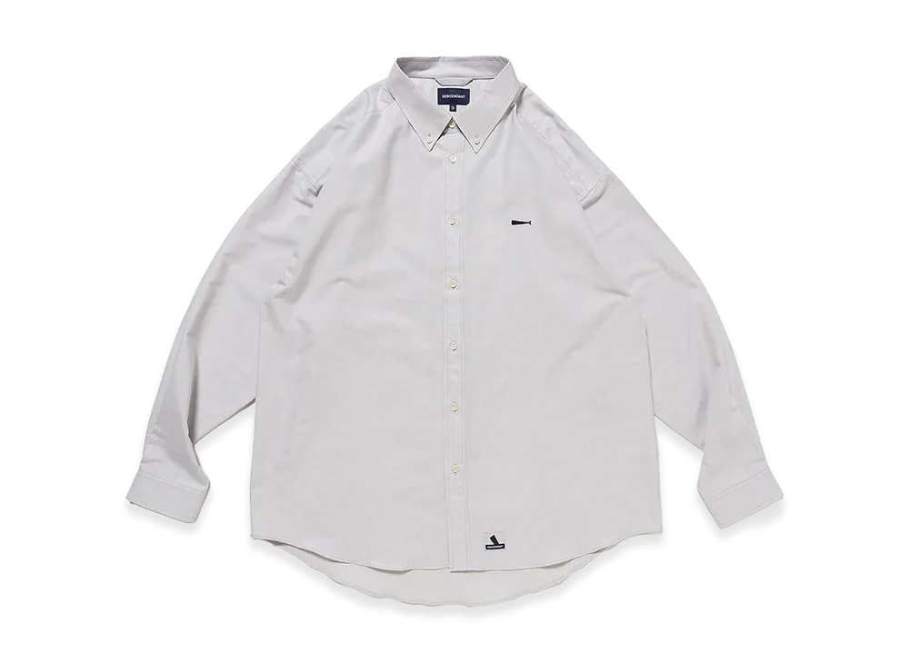 DESCENDANT Kennedy’s Oxford LS Shirt "Gray"