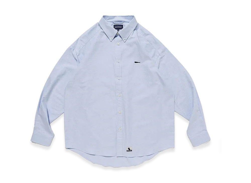 DESCENDANT Kennedy’s Oxford LS Shirt "Blue"