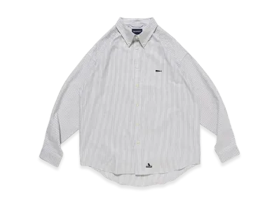 DESCENDANT Kennedy’s Stripe LS Shirt "Gray"