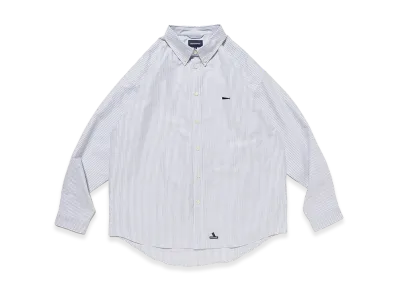 DESCENDANT Kennedy’s Stripe LS Shirt "Blue"