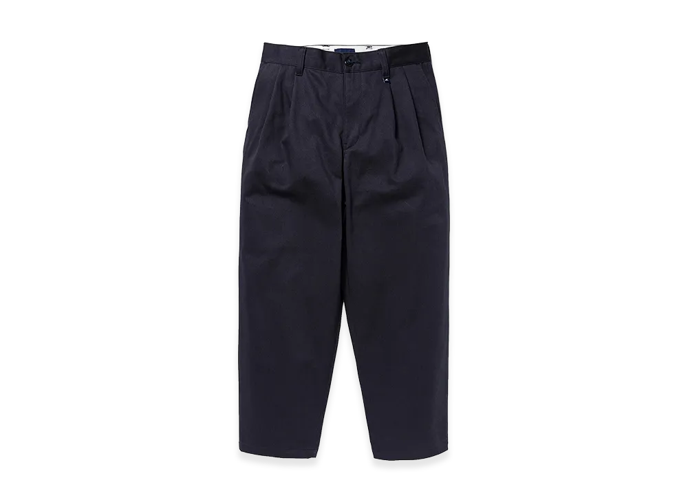 DESCENDANT DC-3 Organic Cotton Twill Trousers "Navy"