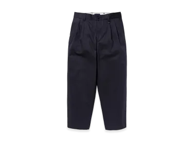 DESCENDANT DC-3 Organic Cotton Twill Trousers "Navy"
