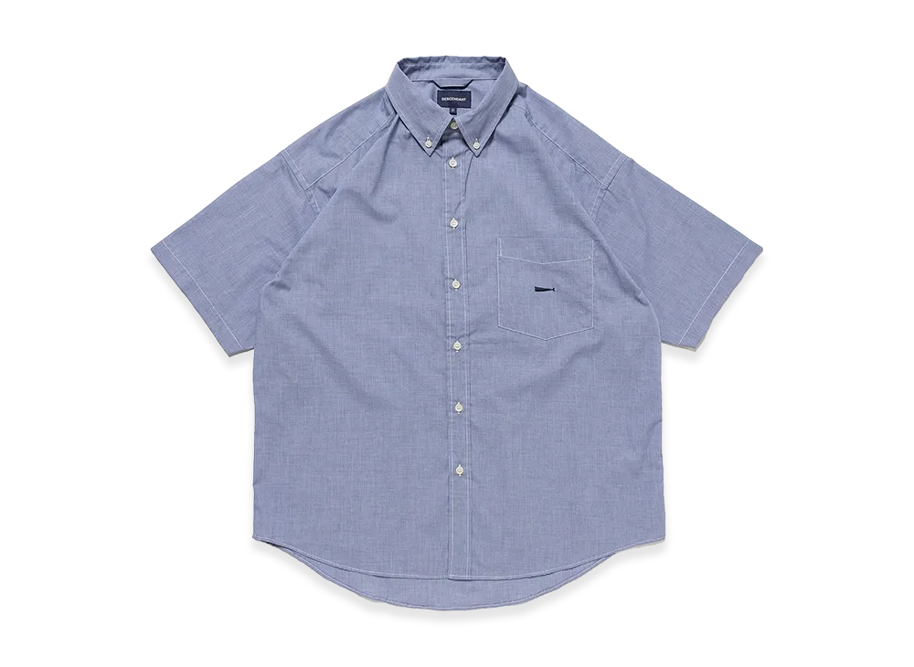 DESCENDANT Kennedy’s Plaid SS Shirt "Navy"