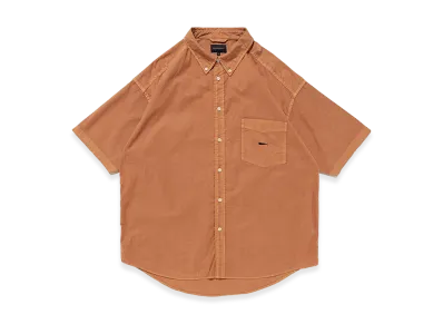 DESCENDANT Kennedy’s Oxford SS Shirt Pigment Dye "Orange"