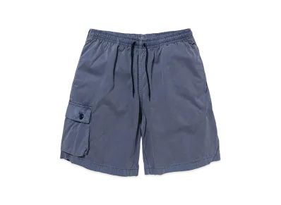 DESCENDANT Shore Twill Cargo Beach Shorts Pigment Dye "Blue"