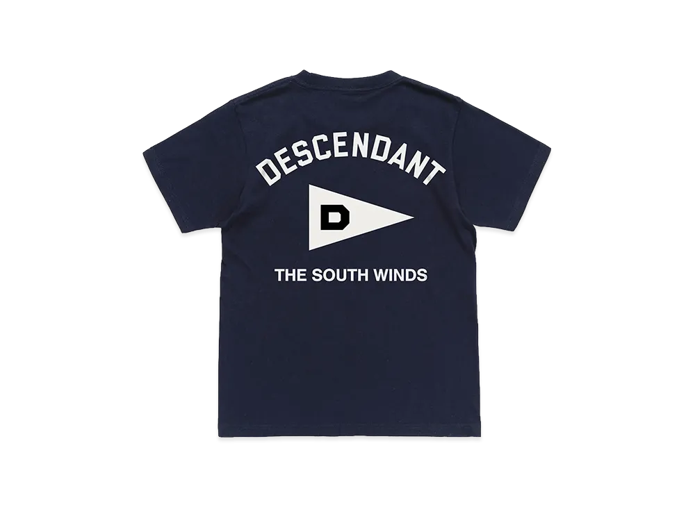 DESCENDANT Kids S Wind SS "Navy"
