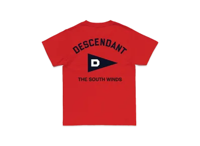 DESCENDANT Kids S Wind SS "Red"
