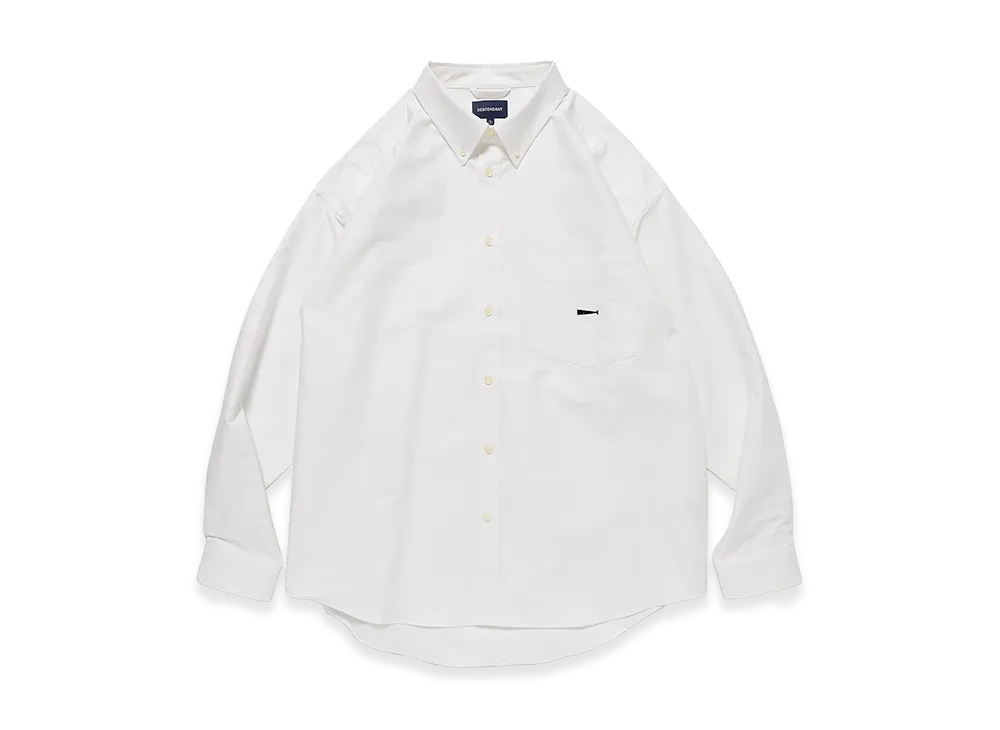 DESCENDANT Kennedy's Oxford LS Shirt "White"