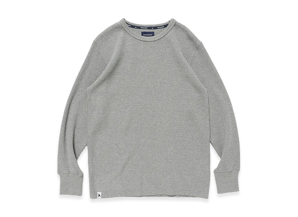 DESCENDANT PX Waffle LS "Gray"