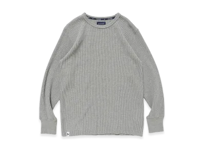 DESCENDANT PX Waffle LS "Gray"