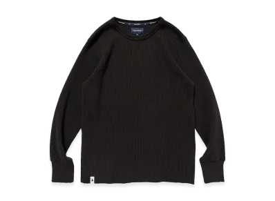 DESCENDANT PX Waffle LS "Black"