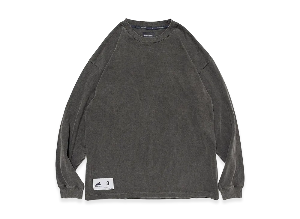 DESCENDANT OTL Organic Cotton LS Pigment Dye "Black"