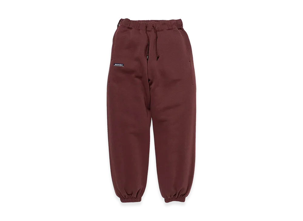 DESCENDANT PX Jersey Trousers "Burgundy"