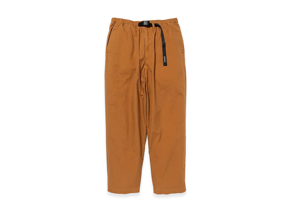 DESCENDANT Clasp Duck Trousers "Brown"